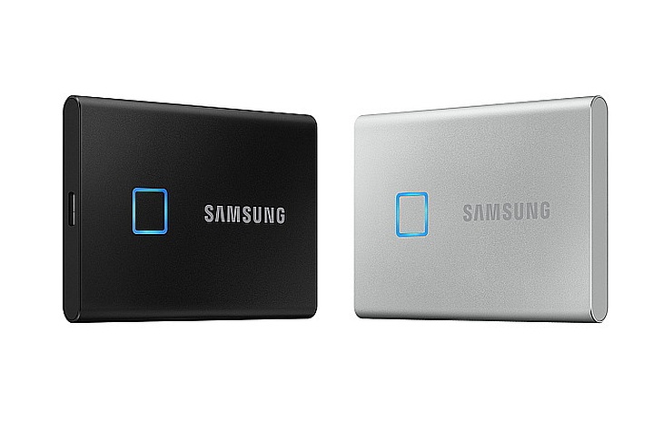 Samsung показал внешний SSD-диск T7 Touch