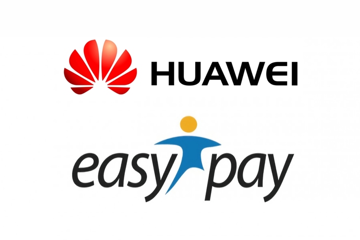 Бесконтактные платежи на Huawei реализует финтех-компания EasyPay