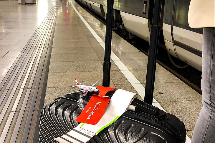 Регистрация багажа в поезде — новая услуга Austrian Airlines