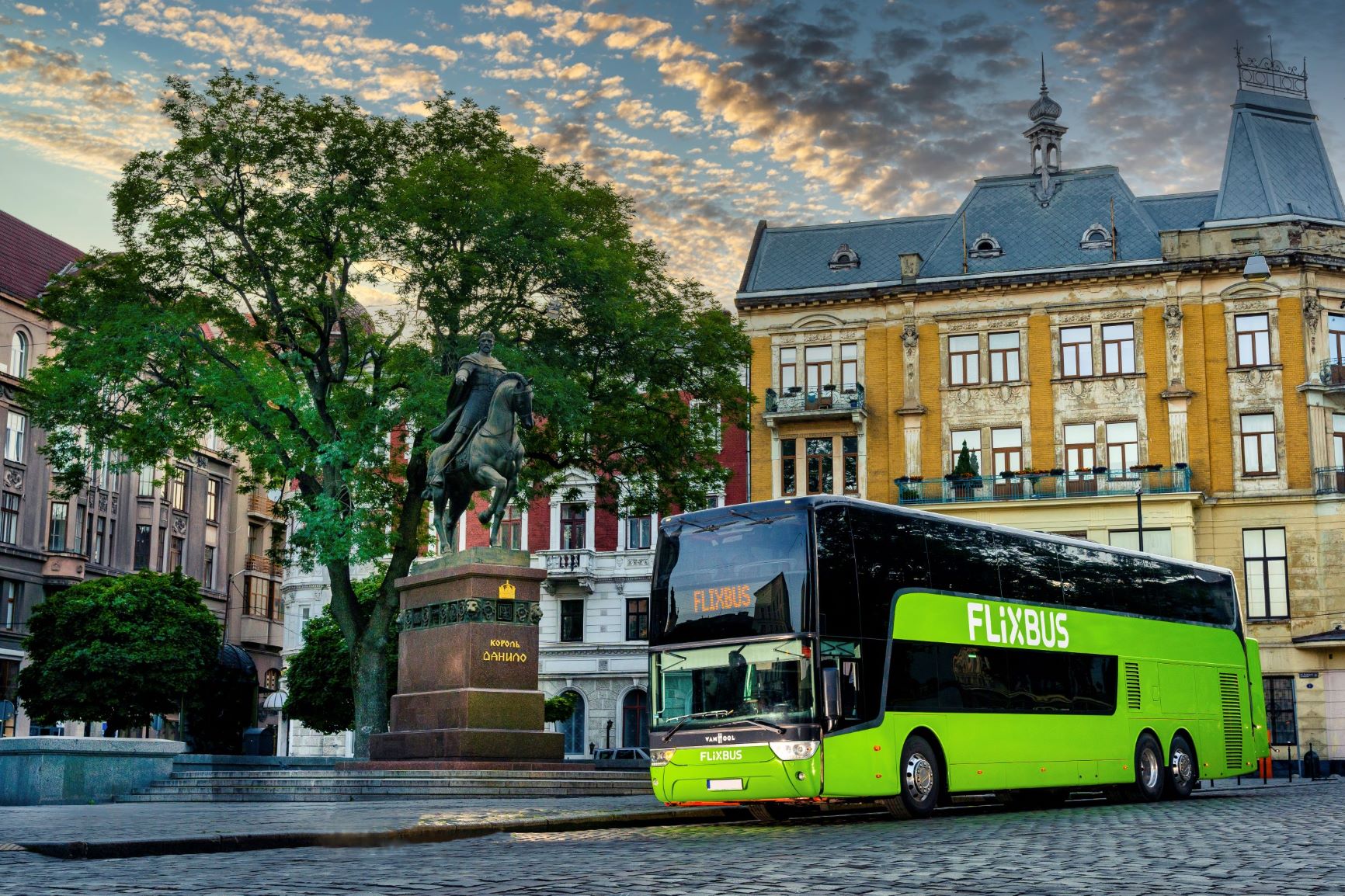 Автобус Flixbus на маршруте Львов-Вена